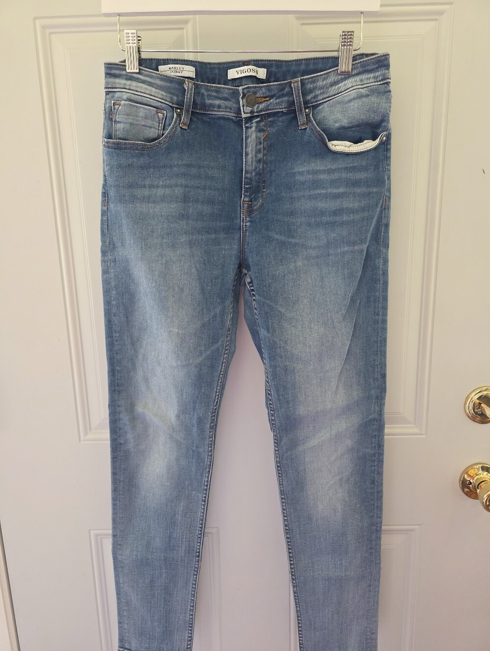 Vigoss Washed Blue Skinny Jeans Size 30